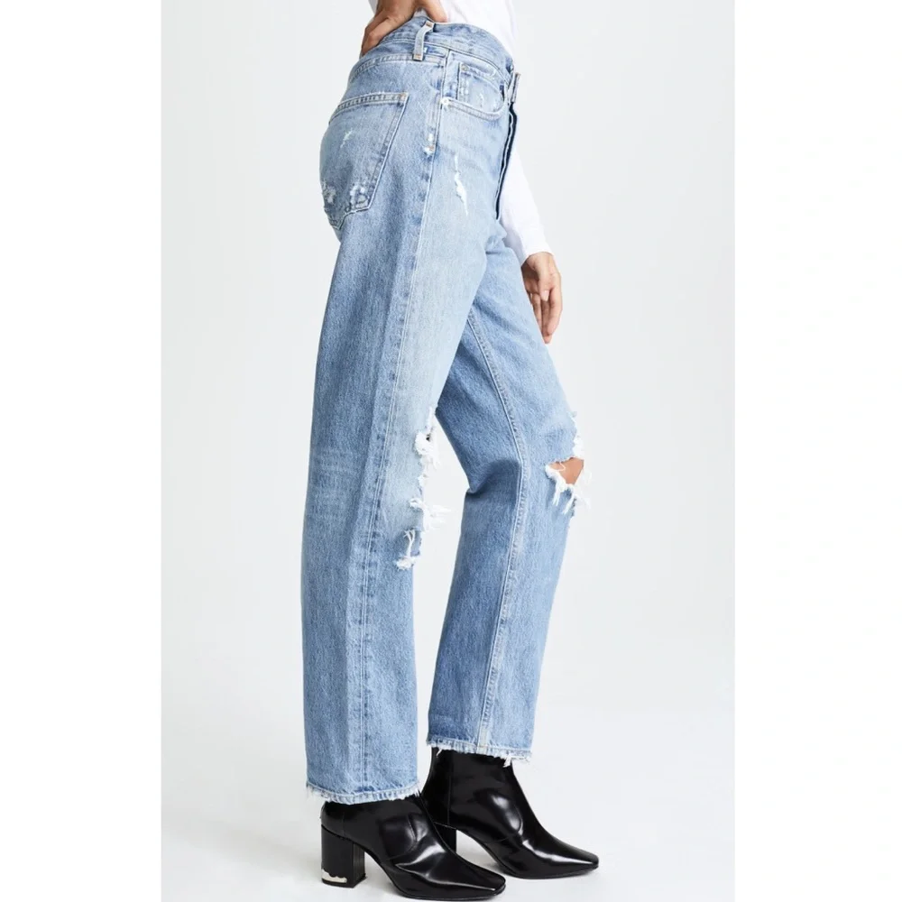 NEW AGOLDE 90’s Mid Rise Straight Fit Jeans Size 26 - Picture 3 of 10